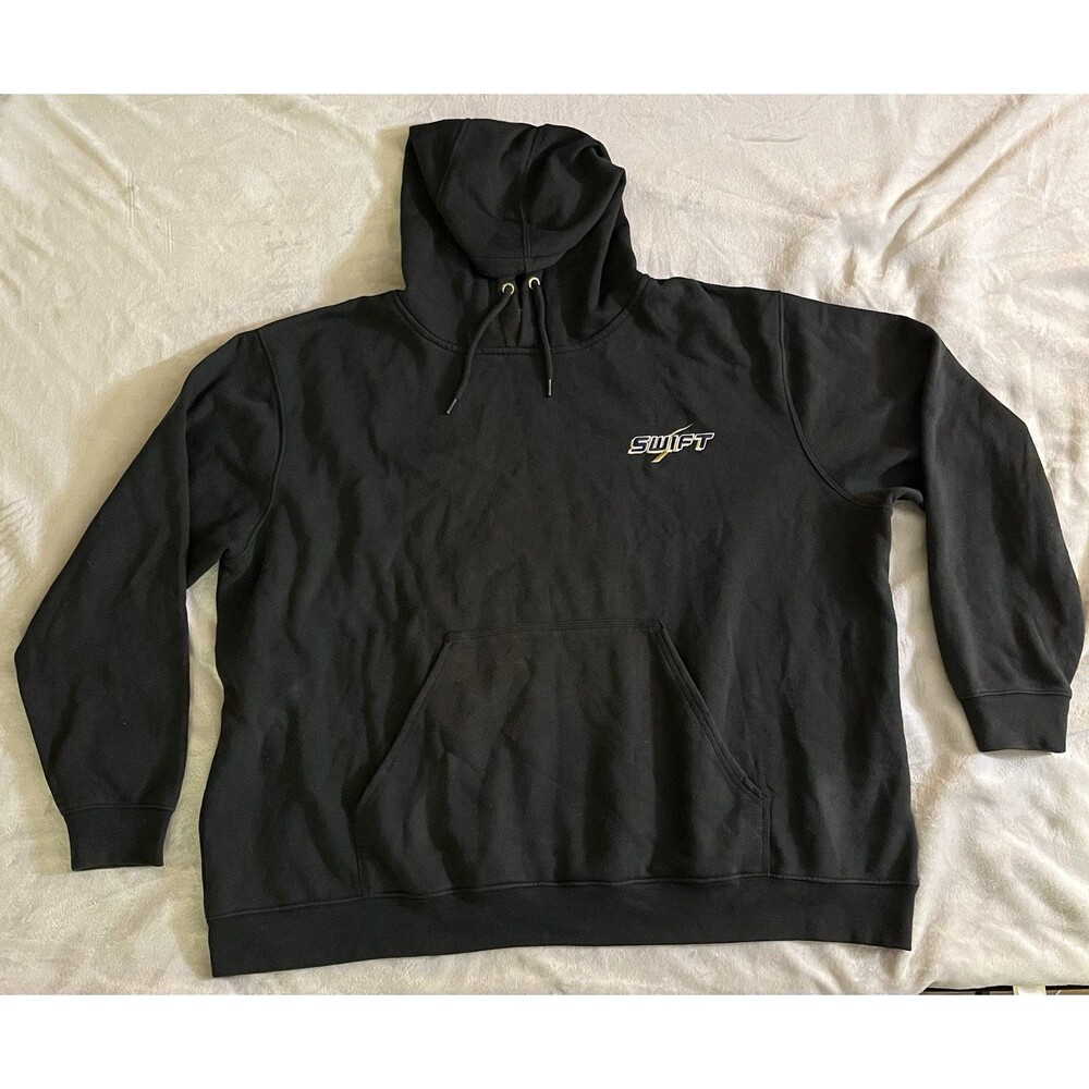 Swift Transportation Hoodie Mens 3XL Black Trucker Semi Truck Company Store